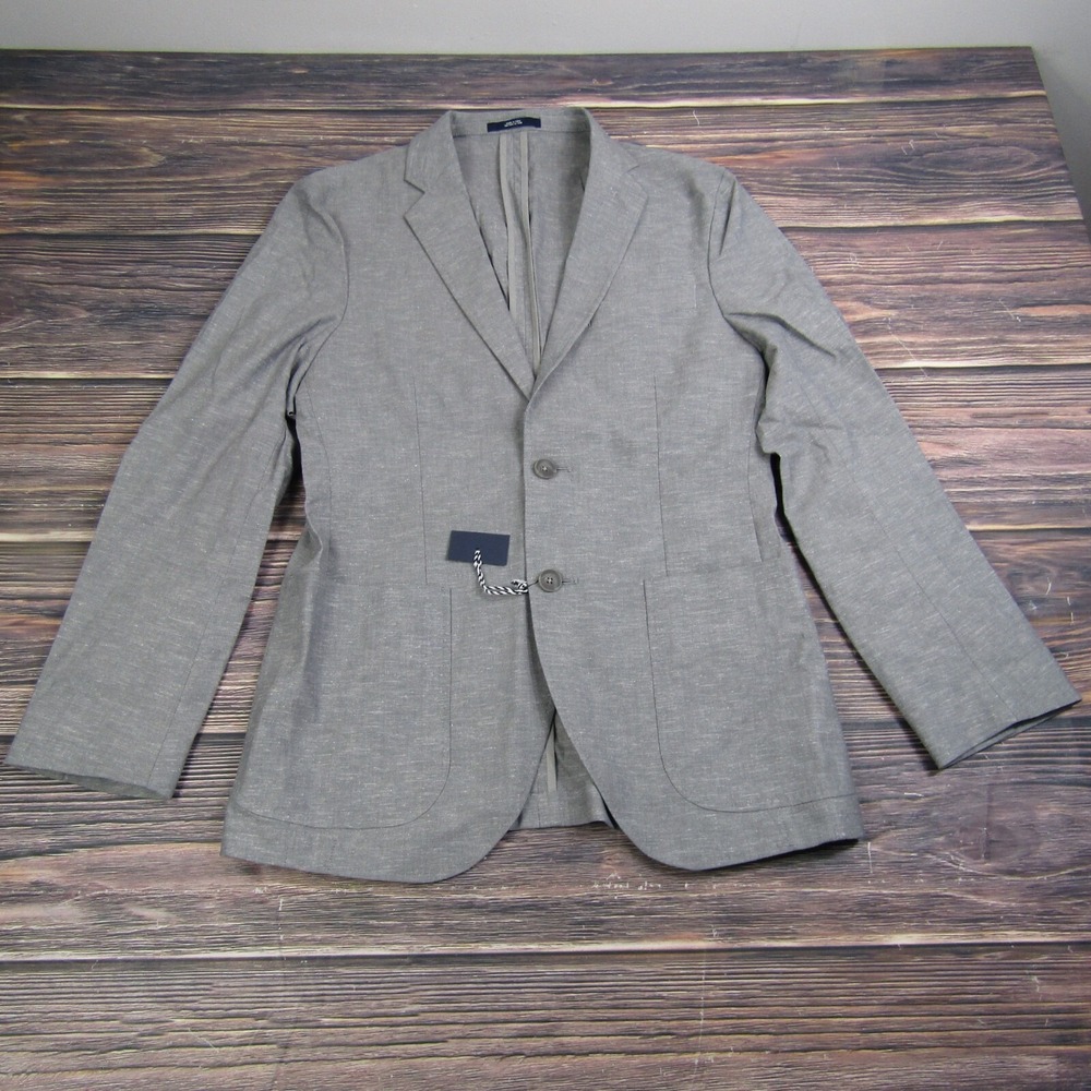 1901 NEW Mens Small Gray 2 Button Blazer Coat Top